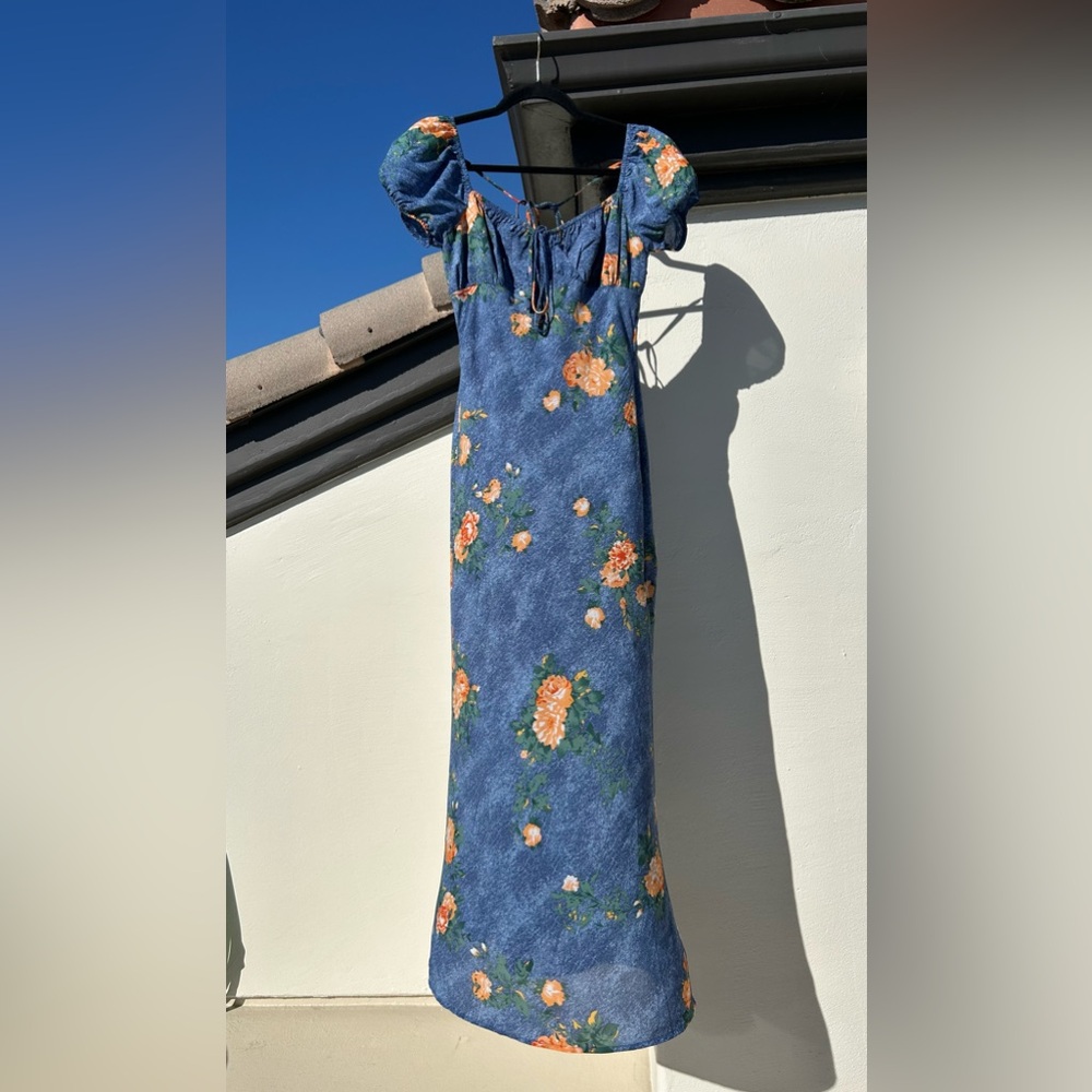 Brand New Floral Coastal Cowgirl Dress!🧡💙